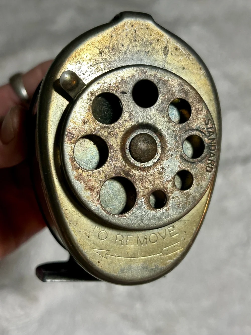 Metal Hand-Crank Pencil Sharpener - Silver